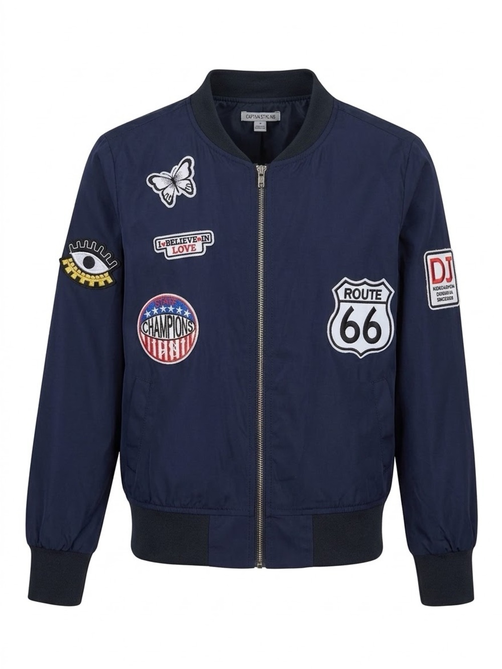 CASTIN LA Bomber Jacket with Patches L Vintage
